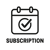 an icon to represent a subscription